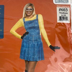 Women's Minions Movie: Female Minion Dress Costume